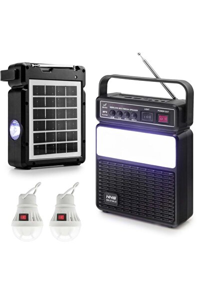 Genel Markalar NNS NS-2730LS Solar Kamp Lambası Acil Durum Işığı Şarjlı