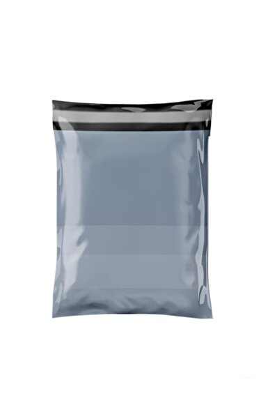 SVS Etiket Plastik Kargo Poşeti Cepli 45*55*5 Cm Siyah 1 Pk 50 Adet