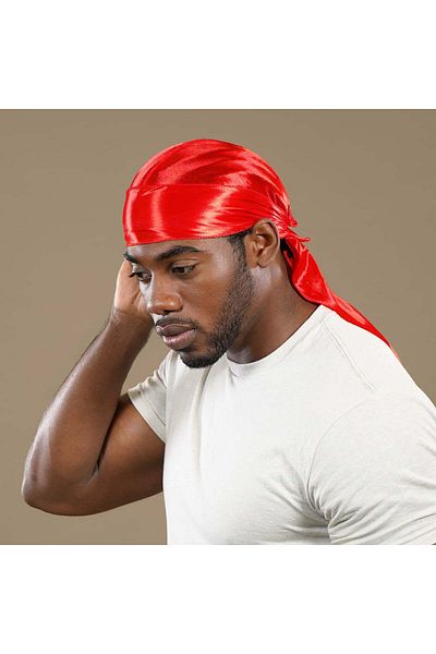 PurpleJam Red Unisex Durag Street Style Hip-hop Bandana