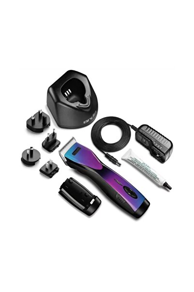 Andis Pulse ZR II Kablosuz Galaxy Kedi/Köpek Tıraş Makinesi - Mor Renkli Yedek Bataryalı