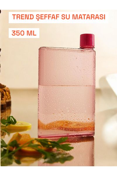 Ercazzo Portable 350ml A5 Notebook - Transparent Water Bottle and Sports Water Bottle