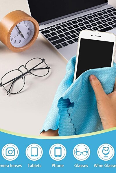 viyolmarketim Pânză de curățare din microfibră pentru oglindă din sticlă pent...