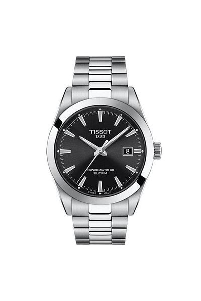 TISSOT T 1274071105100   Gentleman Powermatic 80 Silicon Wrist Watch
