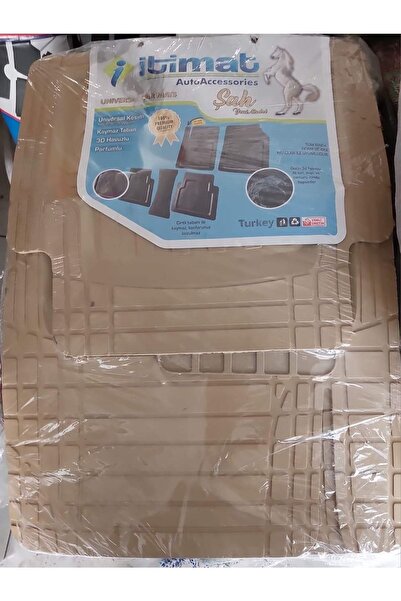 İtimat Bej Renk 3d Universal Havuz Paspas