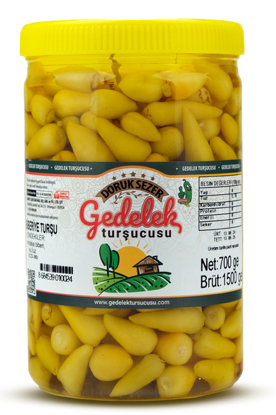 MEHMET SEZER TURŞULARI Gedelek Turşucusu Biberiye Turşusu 700 gram