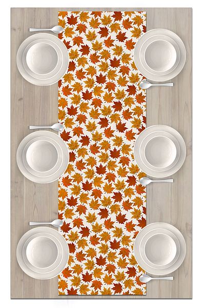 Bertille Home Autumn Series - 140x40 cm Digital Printed Runner (Halloween Autumn)