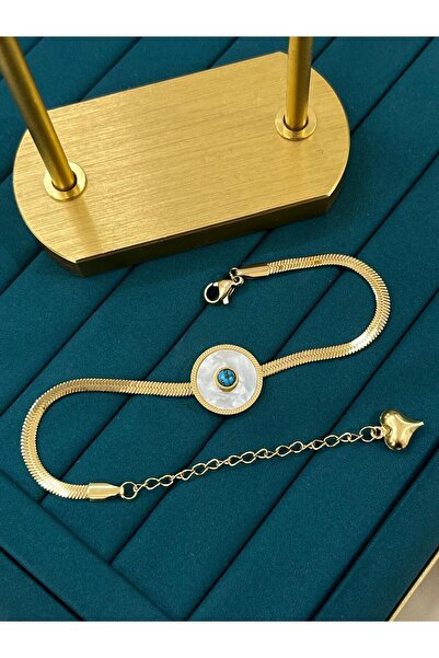 AntBls Steel Italian Stone Bracelet