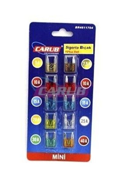 Carub Bıçak Sigorta Seti Mini Boy 10 Lu Set