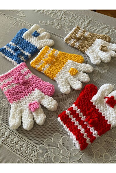 Dantelux Hep Trend El Örgüsü 5 adet Eldiven Model Renkli Lif