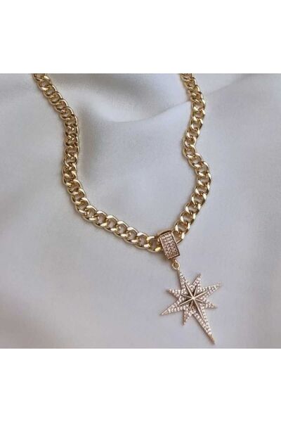 Lika Style Jewellry Kararmaz Kuzey Yıldızı Kolye