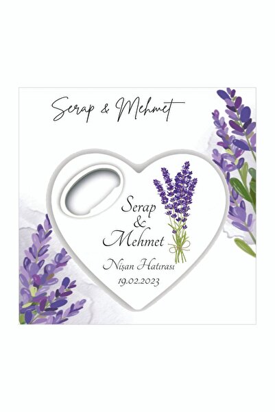 Ege ajans 10 Adet (isimli Kartlı Ve Jelatinli ) Kalp Açacak Magnet