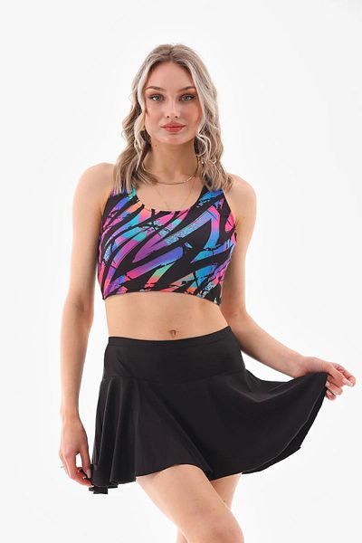 segiza Badeanzug mit kurzem Rock und Shorts