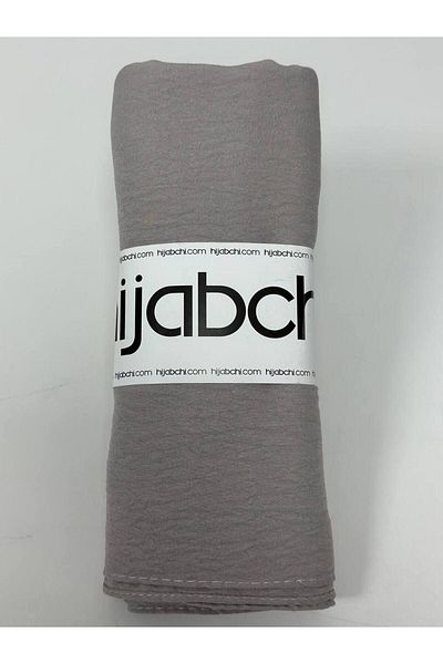 hijabchi Cotton Crash Shawl Cotton Crash Shawl - Gray