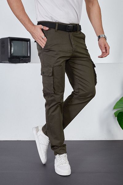 İMPOSİNG Men's Pocket Cargo Pants Relaxed Cut Lycra new season