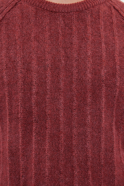 Trendyol Collection Πουλόβερ σε απόχρωση σκονισμένου ροζ με κανονικό λαιμό TMNAW25KZ00034