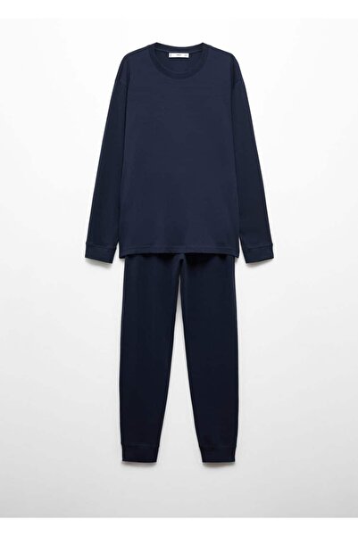 MANGO Man Pamuklu pijama takımı