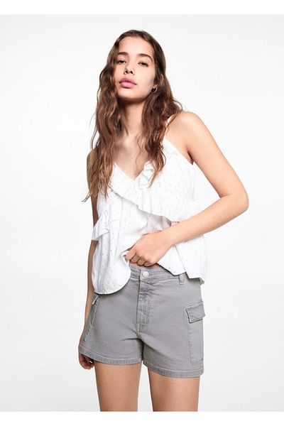 Mango Teen Gray Shorts for Kids