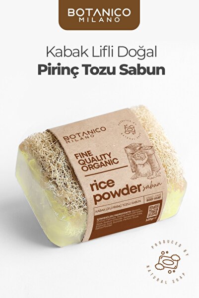 BOTANICO MILANO Kabak Lifli Pirinç Tozlu Sabun