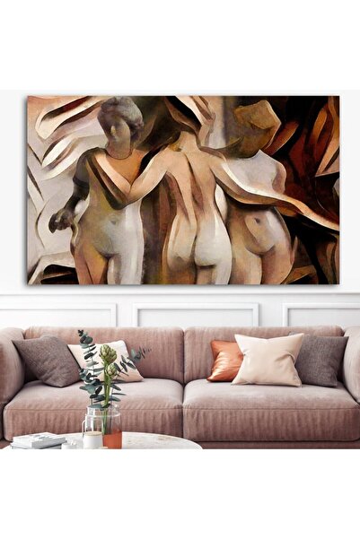 Şehzat Design Extra Dev Boyut Dekoratif Nü Kanvas Tablo
