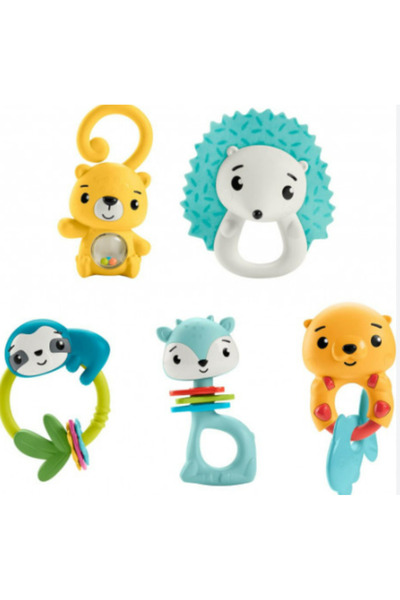 FISHER PRICE Hjw11 Eğlenceli Dostlar Dişlik Ve Çıngıraklar