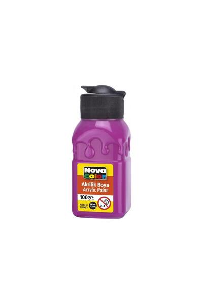 Nova Color Akrilik Boya Şişe 100 ml Fuşya Akrilik Boya