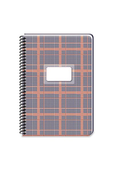 KESKİN COLOR 17x24 Sharp Color Notebook - 100 Yp.chart.Spr.sert Kp.ekose