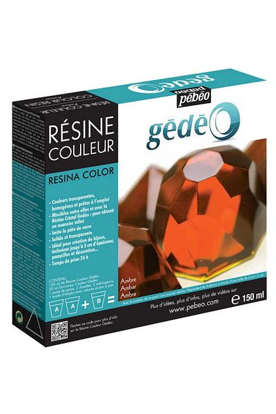 Pebeo Gedeo Colored Epoxy Resin 150ml - Amber