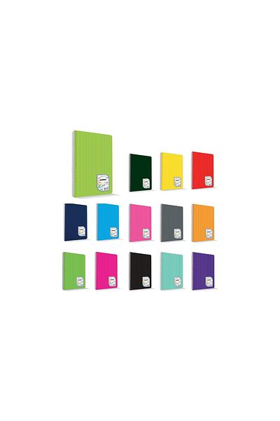 ÇINAR DEFTER Uninote Colormaxi A5 Cover 60 Sheets Striped