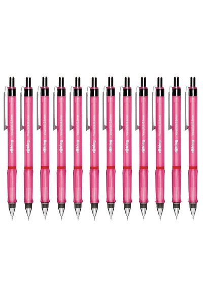 Rotring Pink Versatil Pen Visuclick 0.5 Mm Tip (Pack of 12)