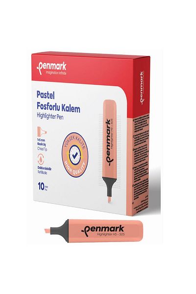 penmark Pastel Highlighter Marker Puppy Highlighter (Pack of 10)