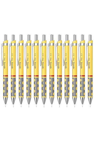 Rotring Versatil Yellow Tikky Pen - 0.5 Mm, Pack of 12
