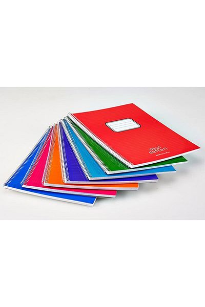 Komeks Caiet cu spirală Copertă din carton cu rigle 120 coli A4 Pachet de 6