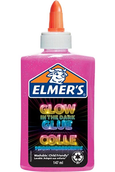 Elmers Elmer S Karanlıkta Parlayan Yapıştırıcı Pembe Karanlıkta Parlayan Slim...
