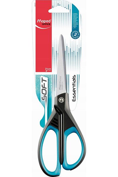 Maped Scissors Essentials Soft Asm Blister 21 cm Scissors