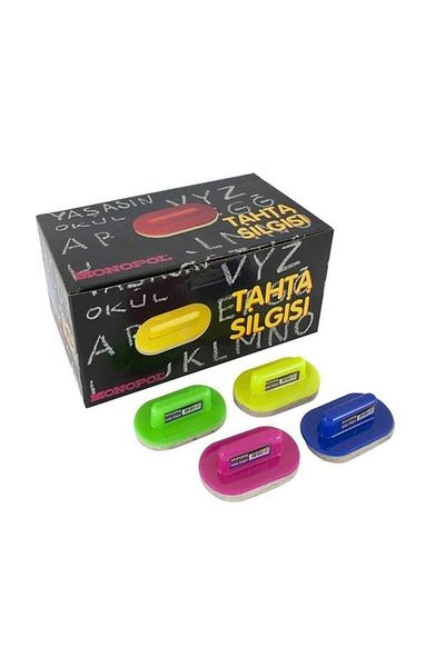 Monopol Plastic Handle Board Eraser (PACK OF 36)