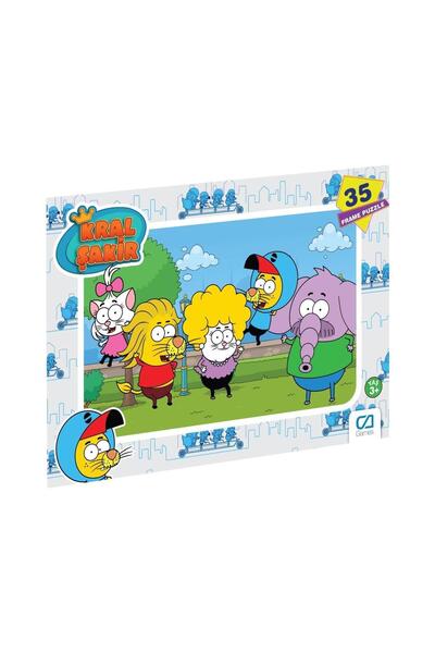 CA Games Ca Puzzle Kral Şakir Frame 35 Parça Puzzle (karışık Model 1 Adet)