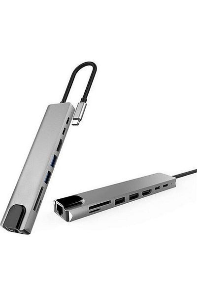OEM Dxim All in One Usb-Type-C Hub for iPad Pro - MacBook - Pc - Laptop