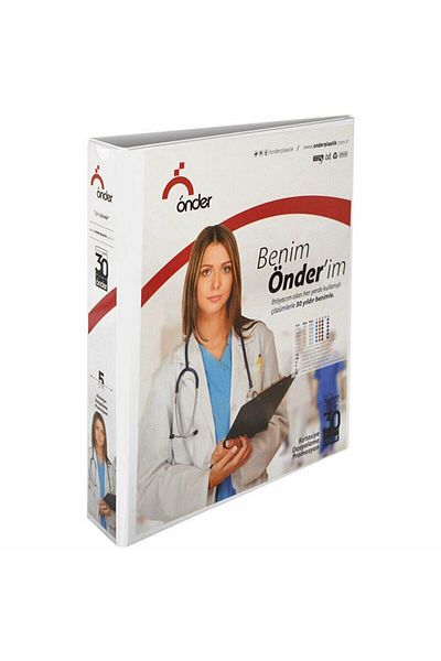 Önder Presentation Folder 2 Rings 90 Mm A4 White 2009-5