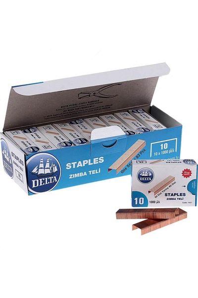 Delta Yellow Stapler Wire - 1000's No:10, 1621 Model (Pack of 10)