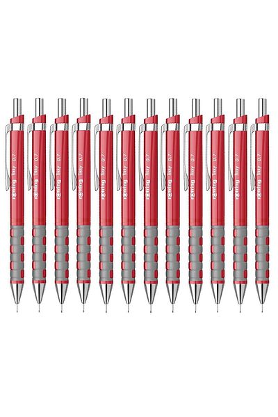 Rotring Versatil Tikky Rd Pen - 0.7 Mm Red, Pack of 12