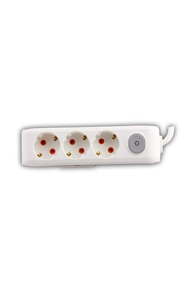 VİKO Viko Child Proof Multi-let Socket - 1 Meter Switch, 3-Piece Extension Cable