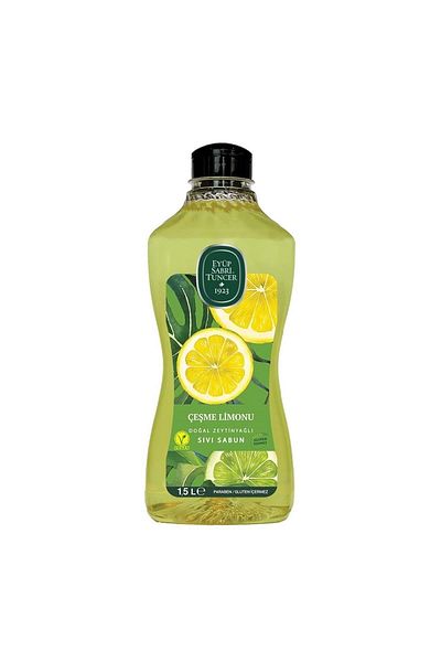 Eyüp Sabri Tuncer Natural Olive Oil Fountain Lemon Liquid Soap 1500 ml