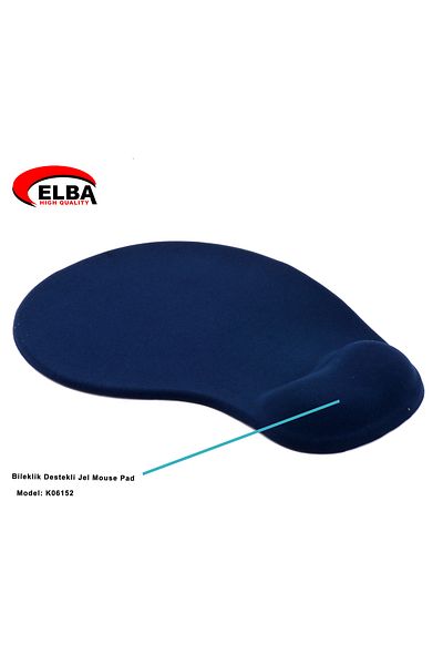 ELBA Mouse Pad Gel cu brățară Mouse Pad cu suport pentru încheietura mâinii albastru
