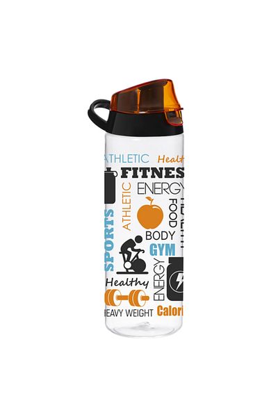 Herevin Flask Gym Patterned 750 ml Water Bottle