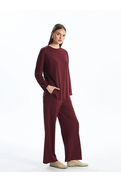 LC Waikiki LCW Modest - Women's Wide Leg and Elastic Waist Pants