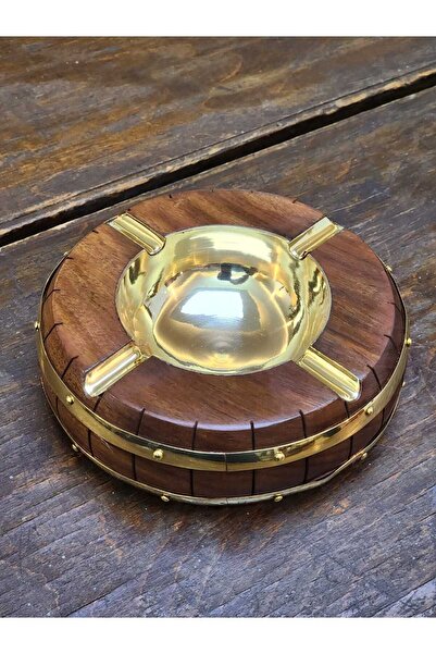 PoLs DeKoR Ve HeDiYeLiK Pirinç Ahşap Küllük