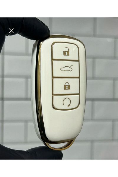 EBG İSTANBUL Chery Tiggo 8 Pro - Omoda 5 Tiggo 7 Avantgarde Black/Gold Key Case