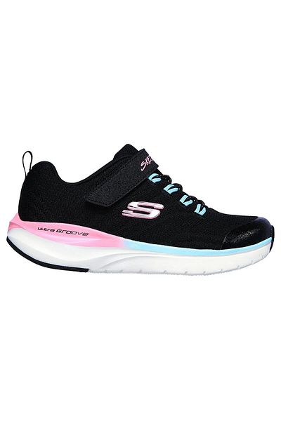 SKECHERS Pantofi sport pentru copii PURE STRIDES ULTRA GROOVE - 302396 L-BKMT