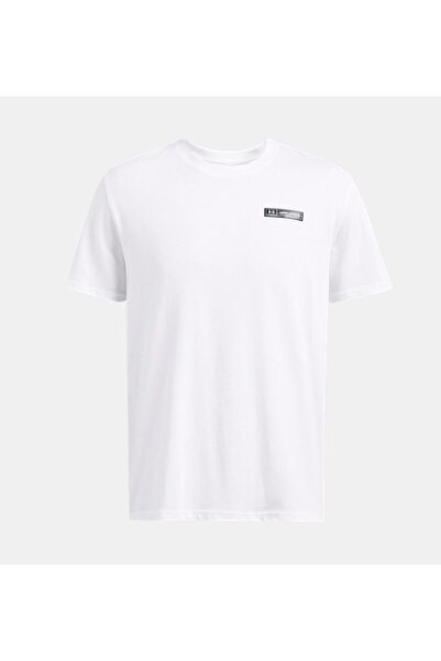 Under Armour Ανδρικό μπλουζάκι με κοντό μανίκι με ετικέτα βαρέως βάρους 1382831-101