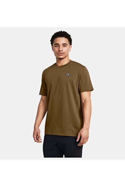 Under Armour Erkek UA Heavyweight LC Patch Kısa Kollu Tişört 1382902-498